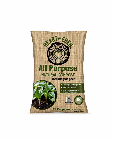 Heart of Eden All Purpose Natural Compost 50L
